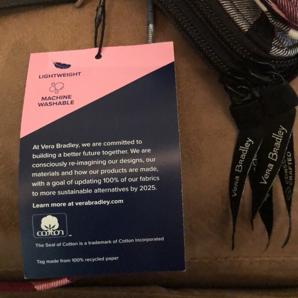 NWT CROSSBODY/WRISTLET & FRINGE SCARF SET by Vera Bradley - Picture 12 of 16